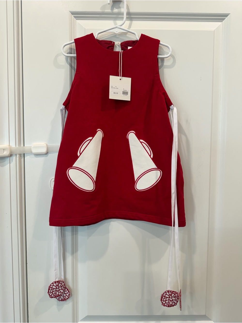 NWT The Yellow Lamb Game Day Jumper 3T Burgundy Megaphone